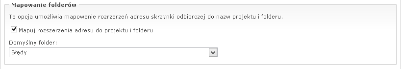 Mapowanie folderów